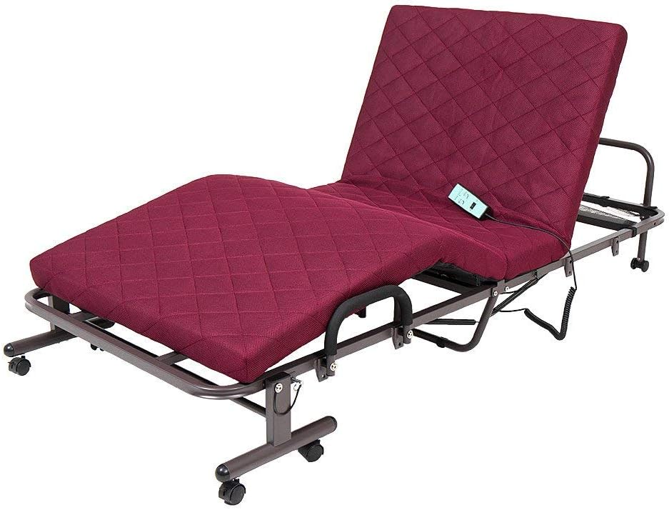 ビータ｜電動折りたたみメッシュキルトベッド ネイビー 画像3