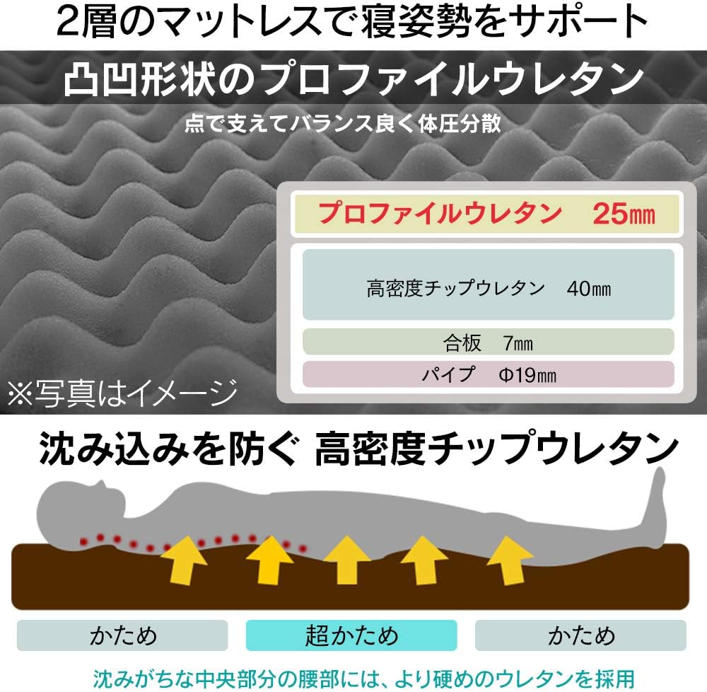アイリスオーヤマ｜電動リクライニングベッド OTB-BDH 画像5