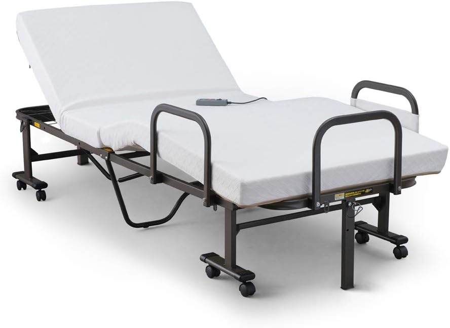 アイリスオーヤマ｜折り畳み電動ベッド 家庭用 介護 画像8