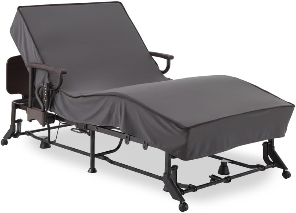 アテックス｜電動ベッド 背脚連動 ブラウン AX-BE721 画像11