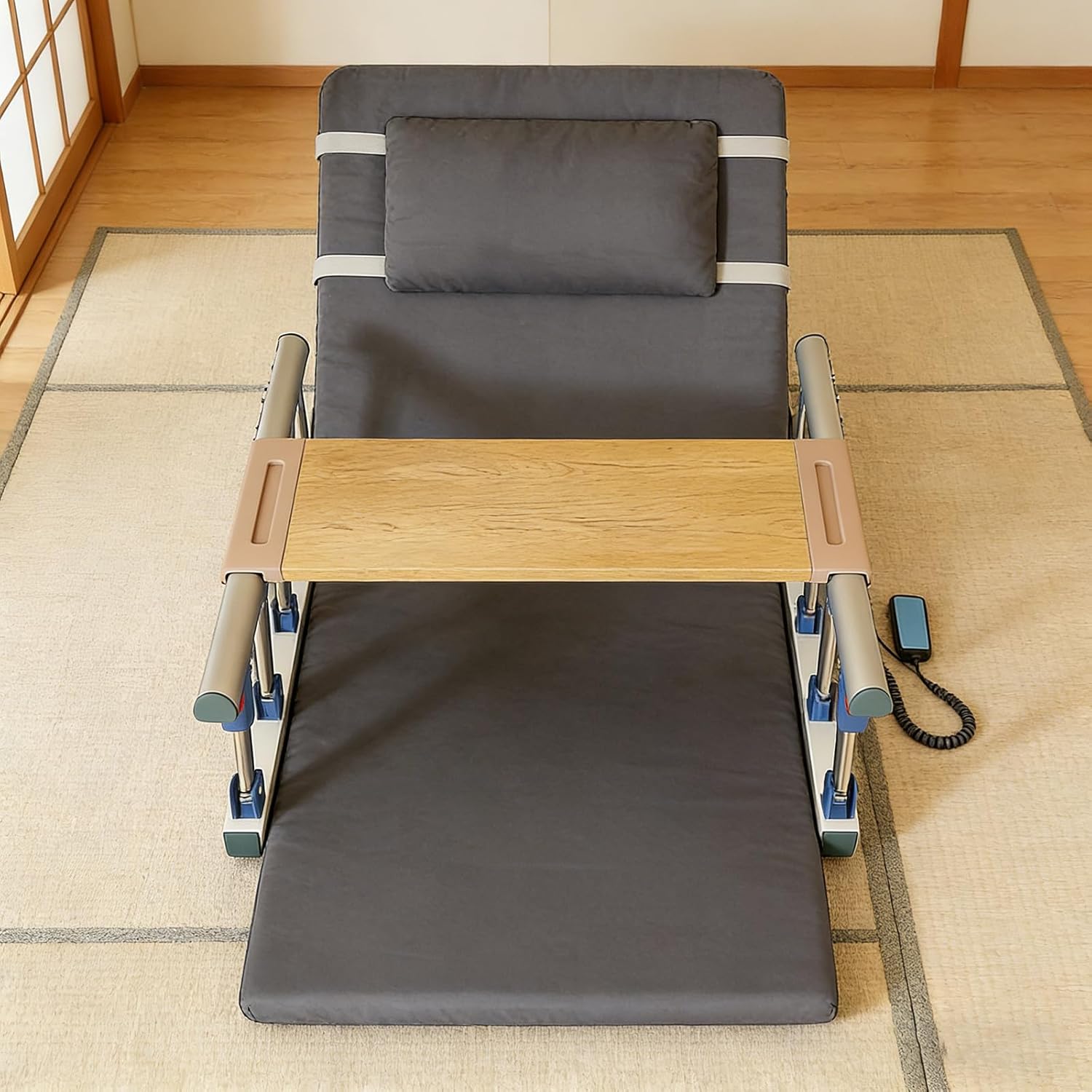 COMIC HORSE｜電動リクライニングベッド 折りたたみ（ブラックグレー） 画像4