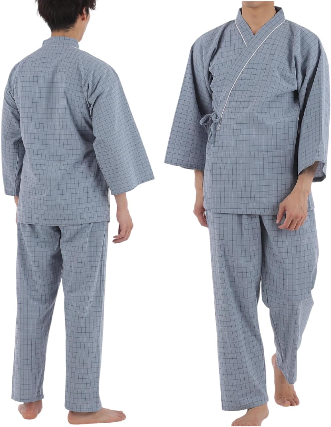 QQOLi｜介護パジャマ 作務衣タイプ 綿100% 男女兼用 画像12