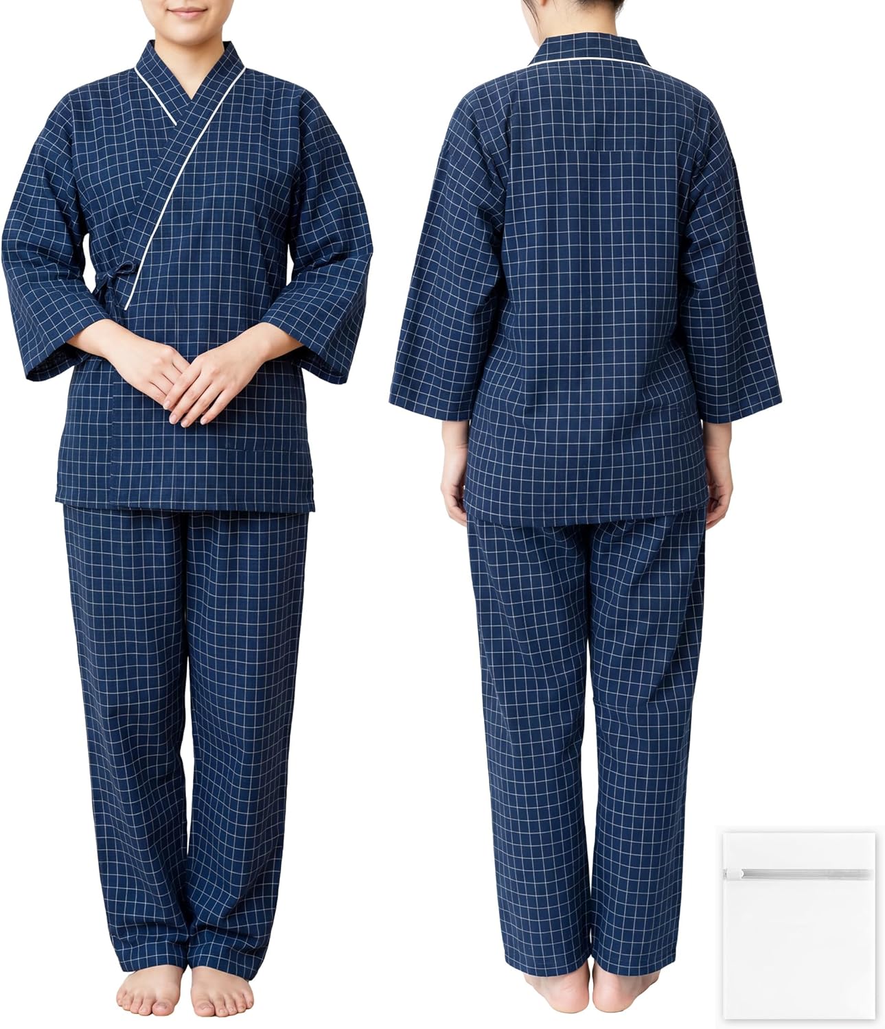 GOKEI｜介護ねまき 前開き 綿100% 男女兼用 画像9