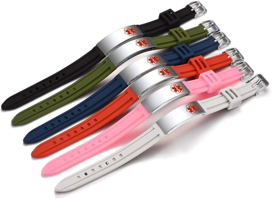 Bandmax｜身元証明IDブレスレット 刻印 ホワイト 画像5