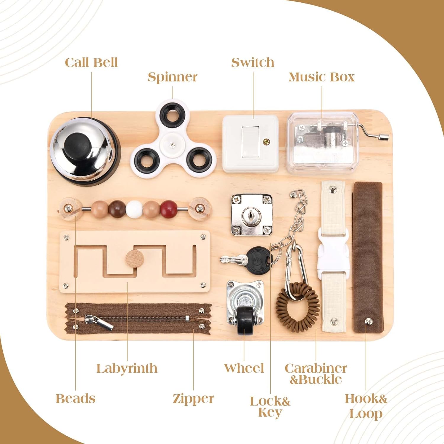 認知症アクティビティ フィジェットボード 脳トレ 画像4