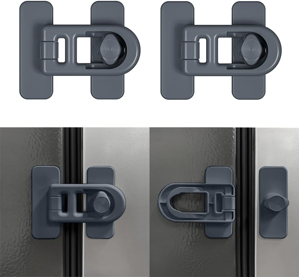 冷蔵庫ロック オート/ノーマル切替 グレー 1個 画像9