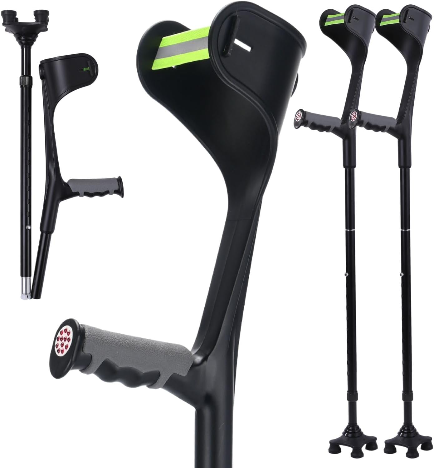 mugenbo｜ロフストランドクラッチ 折りたたみ 150〜185cm 画像10