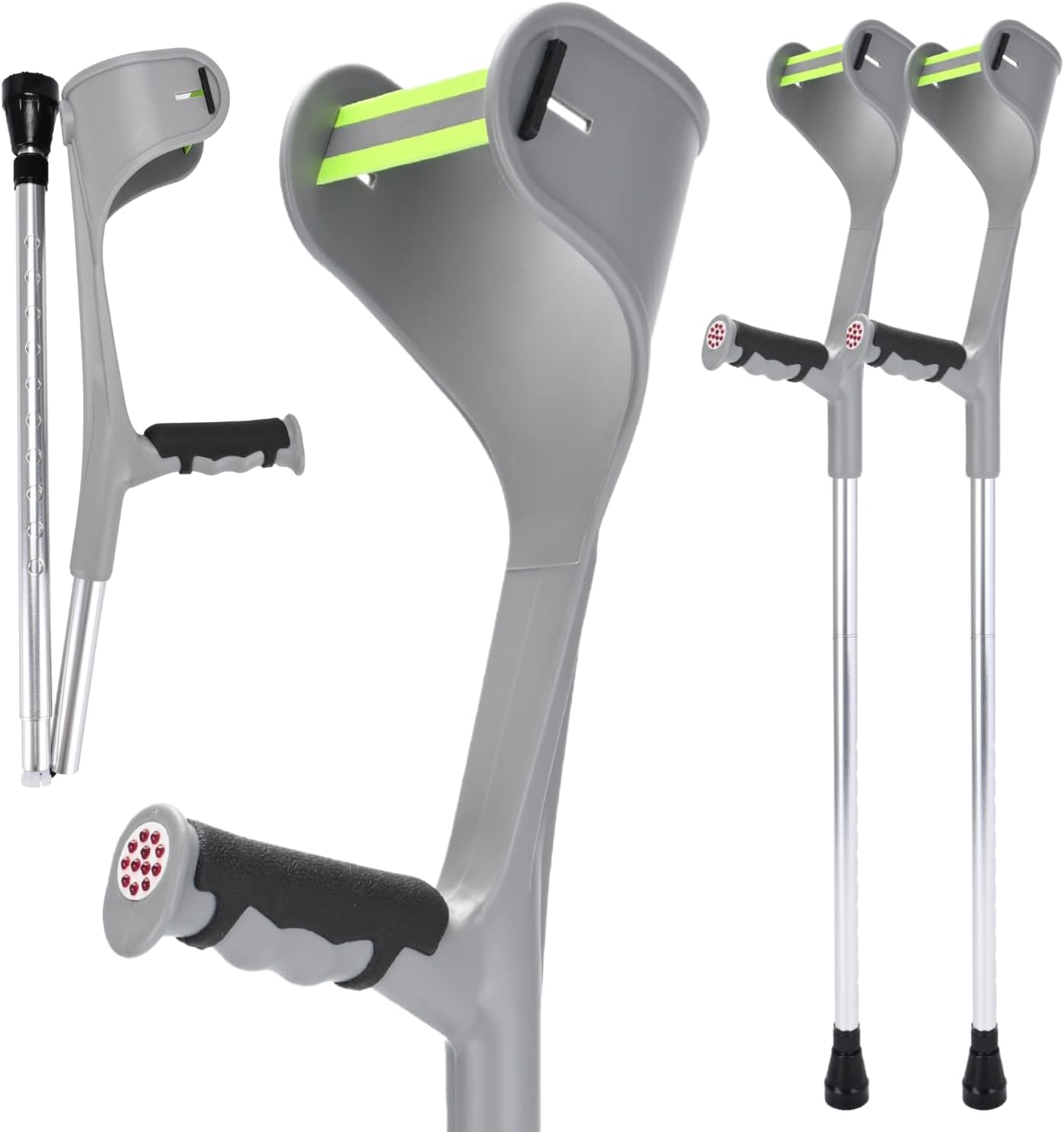 mugenbo｜ロフストランドクラッチ 折りたたみ 150〜185cm 画像12