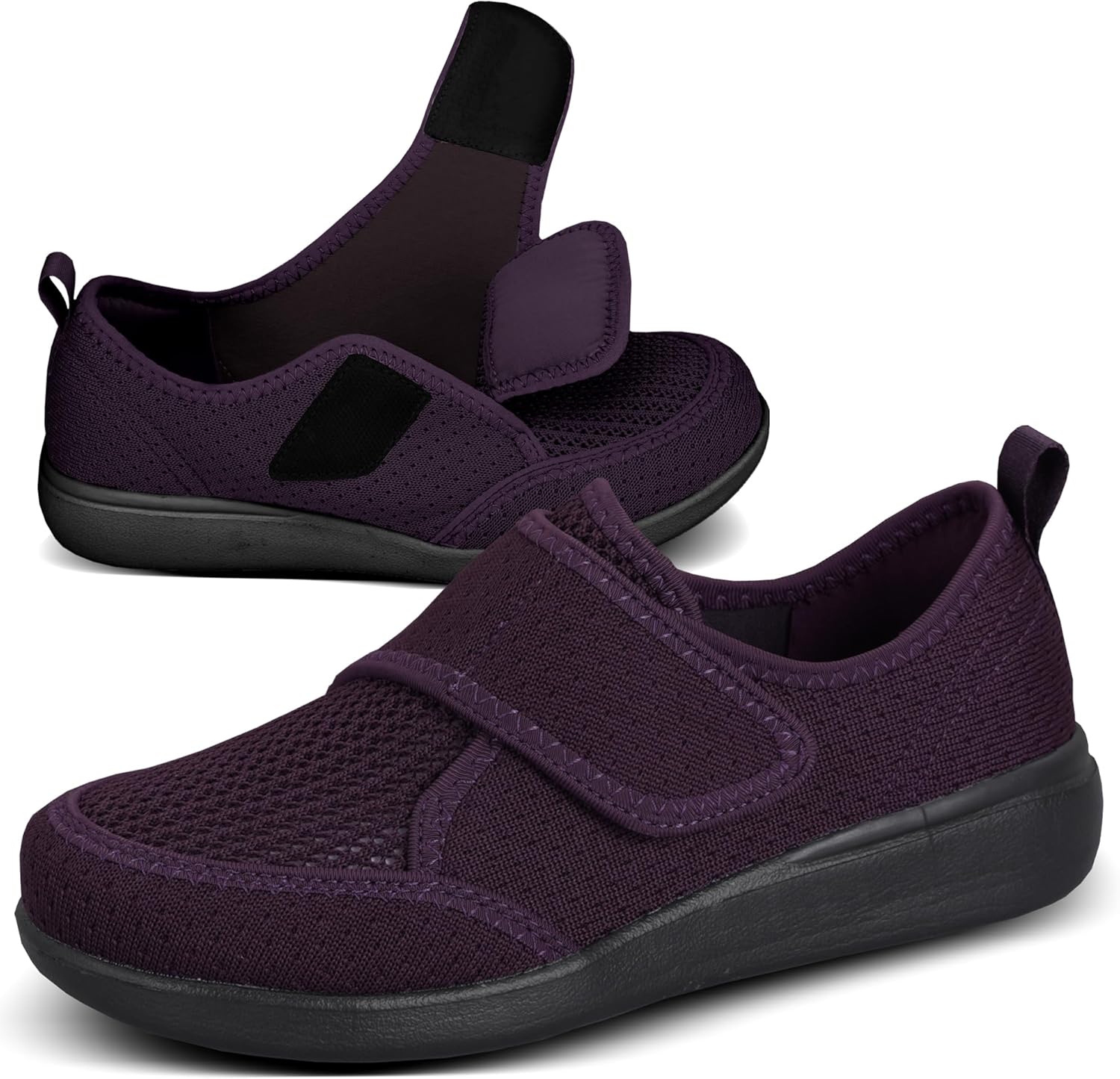 JIAFO｜介護シューズ レディース 4E マジックテープ 画像8