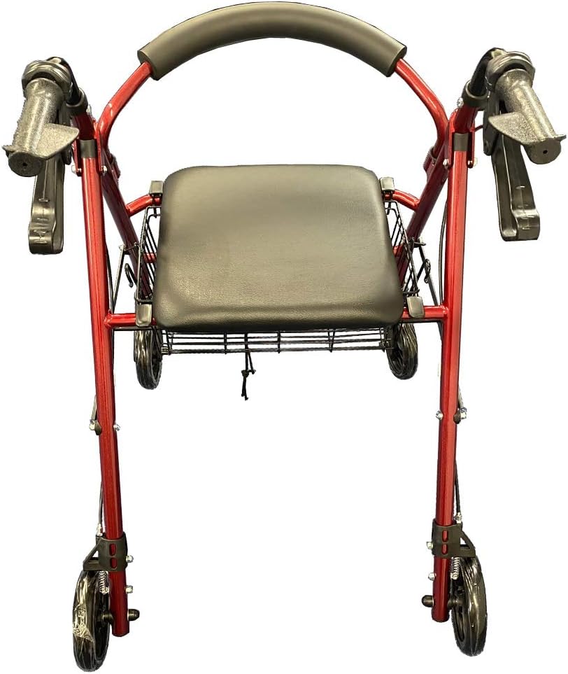 Nice Way｜シルバーカー ローレーター ゆったり レッド 画像7