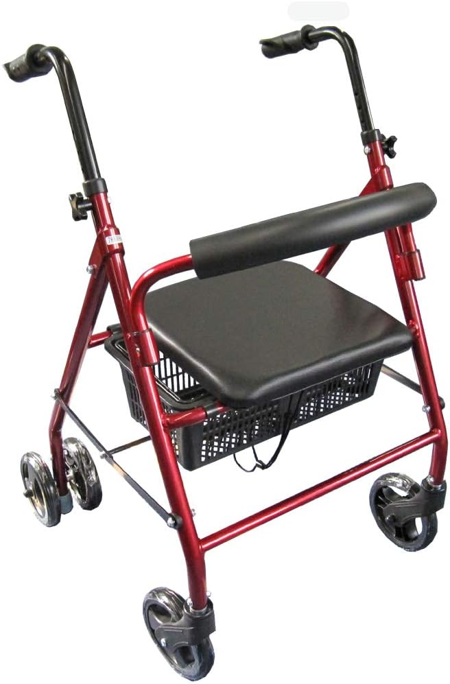 Nice Way｜シルバーカー ローレーター ゆったり レッド 画像10