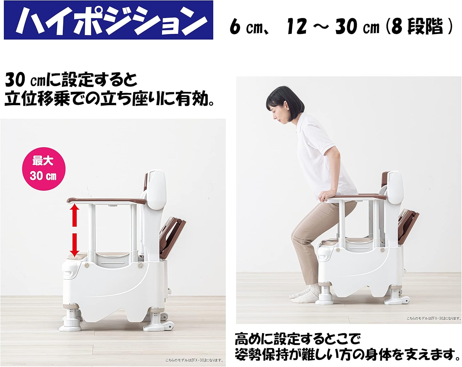 アロン化成 らくゾウくん｜ポータブルトイレ FX-30S 画像7