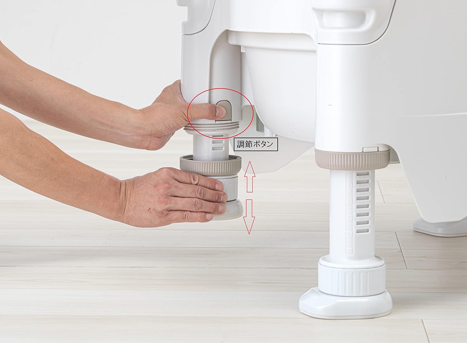 アロン化成 らくゾウくん｜ポータブルトイレ FX-30S 画像9