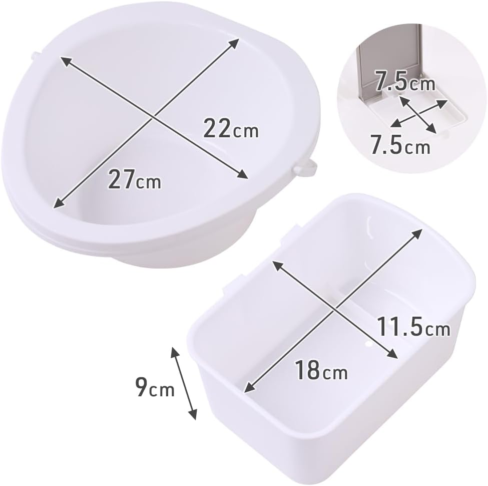UPstore｜洋式ポータブルトイレ 手すり・ふた付 画像8
